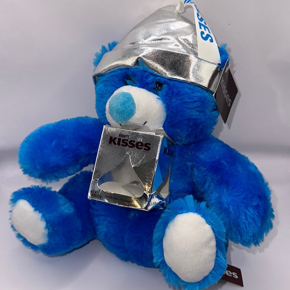 (SOLD) Hershey’s Kisses Plush Bear w/Hat